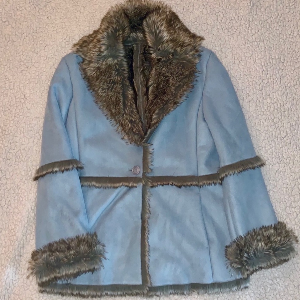 Spiegel Faux Fur Suede Coat